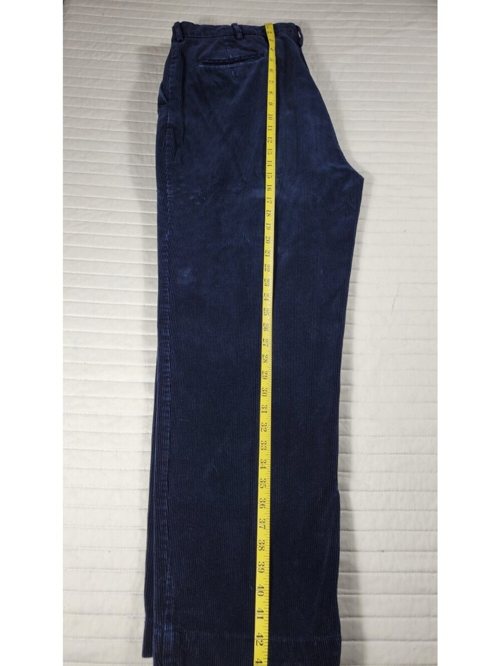 Vintage Polo Ralph Lauren Corduroy Pants Mens 42x30 Navy Cotton Classic